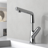 Grifo de mezclador de lavabo del lavabo del baño de la superficie cromada
