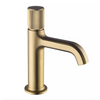 Grifos de lavabo de baño de diseño cuadrado de oro rosa de lujo